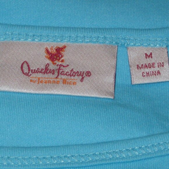 Quacker Factory Dress With Pockets Blue Size Medium NEW - Picture 6 of 7